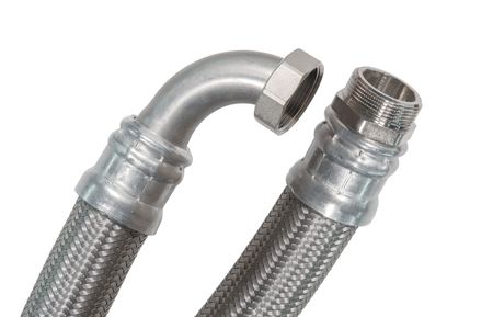 Agora-Tec® Schlauchanschluss Set Für 1 Zoll (25,4mm) Schlauch Mit 2 Messing Schlauchtüllen 1